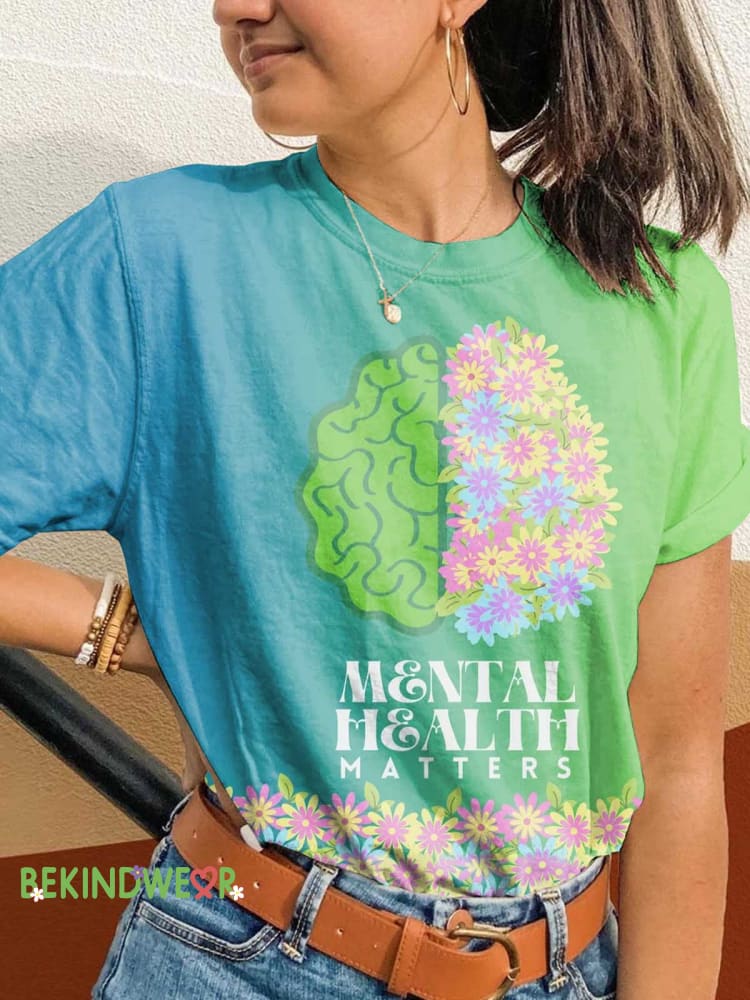 MENTAL HEALTH MATTERS T-shirt Multicolor / S