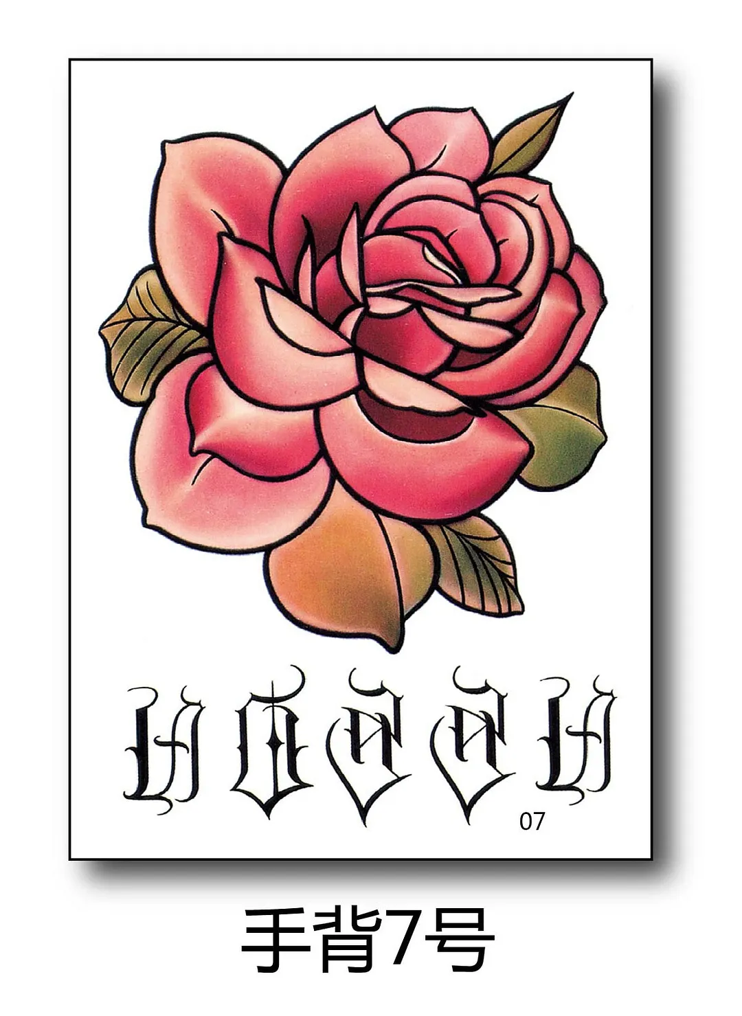 Waterproof Temporary Tattoo Sticker Satan Lucifer Circle Steering Fake Tatto Flash Tatoo Hand back Art Tattoos for Boy Women Men