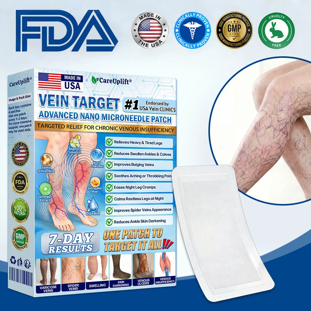 🇺🇸👨‍⚕️👍 𝐂𝐚𝐫𝐞𝐔𝐩𝐥𝐢𝐟𝐭® VeinTarget Microneedle Patch⚡Instant Relief, Long ...