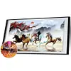 Running Horses - Full Round Diamond Painting(100*50cm)