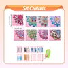 8pcs DIY Rhinestones Mosaic Diamond Painting Corner Bookmark Kit