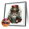 (US Local)Paint By Numbers Kit On Canvas DIY Oil Art Santa Claus Picture Home Decor40x40cm