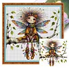 Fairy-11CT Stamped Cross Stitch 45*45cm/17.72*17.72in