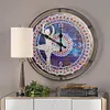  DIY Round Metal Tin Ballet Girl Diamond Painting Special Shaped  Clock Kit