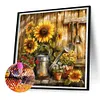 Diamond Painting-DIY Full Round Drill Sunflower
