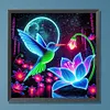 Luminous Hummingbirds-Full Round Diamond Painting