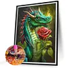 >SALE<5D DIY Full Round Drill Partial AB Diamond Painting Art Dragon Kit 45*55CM