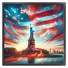 Independence Day Scenery-11CT Stamped Cross Stitch 40*40cm/15.75*15.75in