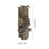 Molle Radio Pouch Adjustable Wear-Resistant Molle Radio Holster for Bags Duffels