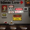3pcs - Warning - Vintage Metal Signs(12*16Inch) - Warning
