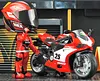 Alloy Motorcycle Rider Set Rider Transformation Robot Toy