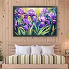 (Big Size)Iris - 11CT Stamped Cross Stitch 60*40cm/23.62*15.75in