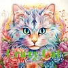 3PCS Crazy Cat Coloring Book Set Mindfulness Art Books for Adults 