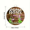 >SALE<12pcs 2D Flat DIY Diamond Art Pendant Cartoon Animal Home Garden Door Wall Decor