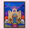 >SALE<Full Embroidery Eco-cotton Thread 11CT Printed House Cross Stitch Kit Artwork