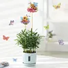 6Pcs Bee DIY Diamond Painting Kits Garden Stakes Diamond Art Kits Garden Decor