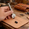 Adjustable Fork Puncher Magnetic Button Installation Tool DIY Hardware Installation Tools Leather Hole Punching Tool Toolbox Accessories
