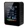 5 In 1 Air Quality Monitor CO2 Detector CO2 TVOC HCHO AQI Tester for Home Office