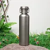 500/600/750ml Titanium Water Bottle with Lid Sports Kettle for Outdoor Picnic
