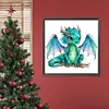 >SALE<5D DIY Full Round Drill Diamond Painting Young Dragon Kit Home Decor 30x30cm