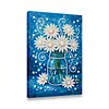 (20x30cm)DIY Flower Vase Framed Handmade Pearl Painting Art Craft Kit Living Home Decor