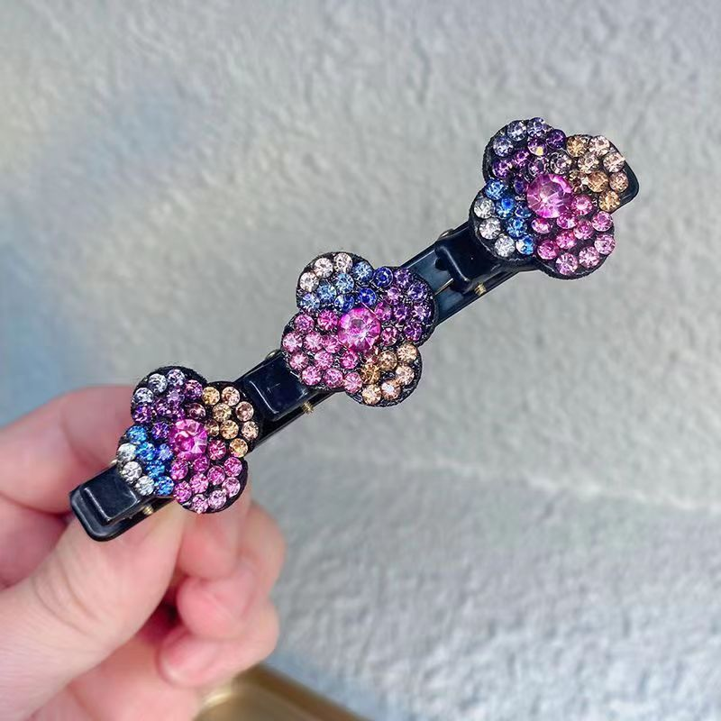 Sparkling Crystal Stone Braided Hair Clips🎁Best Christmas Gift For Your Girls