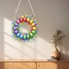 Acrylic Easter Egg Wreath - 5D DIY Craft Pendant