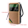 FM AM SW Radio with Headphone Jack Pocket Radio Portable Radio for Home/Outdoor