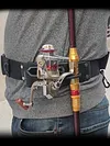 Fishing Waist Belt Rod Holder Hand Rod Holder Multifunction Fishing Accessories