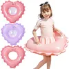Heart Shape Baby Swim Ring Tube Leakproof Toddler Swimming Ring for Kids Toddles
