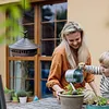 Camping Incense Burner - Portable Incense Burner | Windproof Iron Fly Incense Burner with Hanging Lid for Outdoor Garden