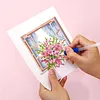 12pcs Glass Window 5D DIY Square Drill Diamond Painting Kits for Adults Beginners Home Decor Diamonds Paintings Gem Art 5.91x7.09in