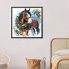 (Multi-Style)Christmas Horse-Partial Special Shaped Diamond Painting 40*40cm