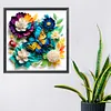 Paper Flower Butterfly-Paint By Numbers Acrylic Painting 40*40CM