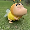 Nobita Shizuka Crayon Shin-chan COS Bee Night Light Luminous Trendy Doll Desktop Ornament Doll Gift