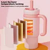 24oz Stainless Steel Whale Fountain Tumbler Perfect for Kids Teens and Adults
