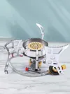 Camping Gas Stove Windproof Gas Burner Folding Furnace For Cooking Hiking Picnic
