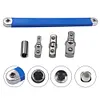 Offset Extension Wrench Tight Spaces Extension with 1/2 1/4 3/8in Drive Adapters