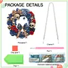 Acrylic Special Shape Halloween Skull DIY Diamond Painting Garland Pendant Kit