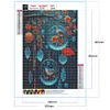 >SALE<5D DIY Full Round Drill Diamond Painting Flower Wind Chime Kit Home Decor(A2795)