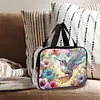DIY Diamond Art Rhinestone Makeup Bag Crystal Transparent PVC Storage Pack Kit