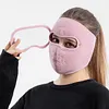 Masque chaud coupe-vent avec lunettes unisexe