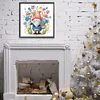 >SALE<5D DIY Partial Special Shaped Drill Diamond Painting Flower Gnome Decor 30x30cm