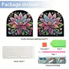 Acrylic Flowers Diamond Painting Napkin Rack Diamond Art Paper Towel Holder