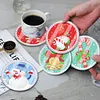 6Pcs/set Diamond Painting Christmas Water Proof Coaster Cup Cushion