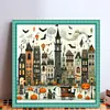 Halloween Hut - 11CT Stamped Cross Stitch - 50*50cm - Halloween