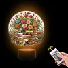 Flower Book Diamond Painting Night Light 5D DIY Diamond Art Lamp Home Decor