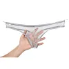 Men's Underwear Sexy Transparent G-String Thong Briefs Bulge Pouch Breathable Panties Perspective Male Bikini Underpants