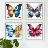 Butterfly - Full Embroidery 3 Strands 11CT Stamped Cross Stitch - 45*45CM