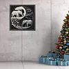 Tai Chi Elephant-Paint by Numbers Acrylic Painting 40*40CM